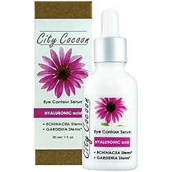 Sérum de ácido hialurónico para las bolsas de los ojos | Remescar Bolsas y ojeras | Elimina las bolsas | Corrector de ojeras | Organic Células Madre | Vegano | 30ml
