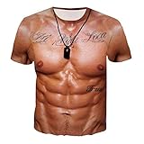 Produp Fashion Tops Unisex Holiday Shirt Rude Stag Partykleid 3D Offensive Brüste Gedruckt T Comfoutable Sport Pullover