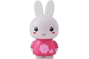 Alilo EN_G6XM_Pink Honey Bunny Bluetooth - odtwarzacz multimedialny, głośnik Bluetooth, trener snu - wyszukane historie i piosenki w języku angielskim - Multilinguale Sprache - Kolor: różowy