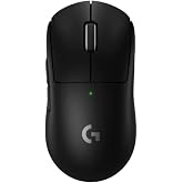 Logitech G Pro X Superlight 2 Kablosuz Oyun Faresi, Siyah | Pro Grade 60 g Fare 5 Programlanabilir D&uuml;ğme, 44.000 DPI Sens&ouml;r, 