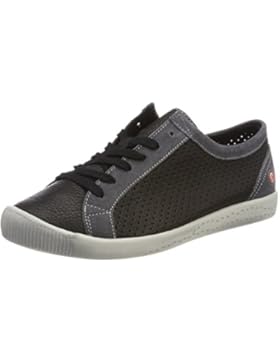 Softinos Damen Ica388sof Smooth/Suede Sneaker