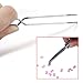 RHX Stainless Steel Angle Tipped Curve Acrylic Manicure Nail Polish Art Pincher Tweezer Gems Pearls Rhinestones Decorations Makeup Picking Clipper Nipper Tool