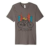 hollandrad gazelle damen 28 Cooles Vintage Amsterdam Shirt mit Fahrrad, super Geschenk oder Souvenir für alle, die Die Niederlande und Hollandräder lieben