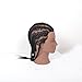 Yak Hair Manikin,Cosmetology Ethnic Human Hair Manikin,come with free clamp