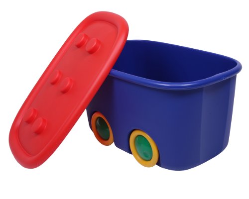 Aufbewahrungsbox Spielzeugbox Funny, rot blau - 2