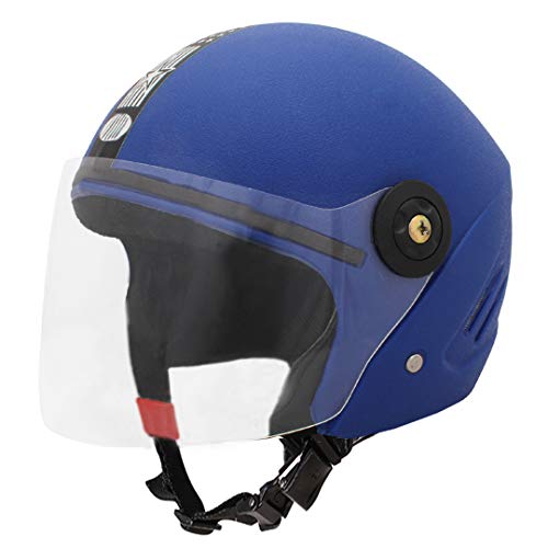 Sage Square Benz Rider (ISI Certified) Open Face Helmet (Black)