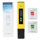 ✪ Breiten Temperaturbereich: Dieses digitale pH-Meter ist für: Hause angewendet und Labor-Anwendungen; Wasser, Pools, Aquarien, Spas, Hydrokulturen, Essen, Wein, Kosmetik etc.