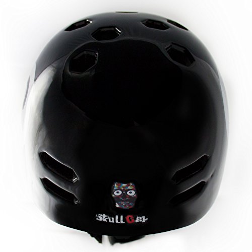 Skullcap® BMX Helm ☢ Skaterhelm ☢ Fahrradhelm ☢, Herren | Damen | Jungs & Kinderhelm, schwarz matt & glänzend - 4