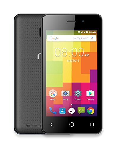 NUU Mobile A1 EU Smartphone, Dual-SIM, Memoria Interna da 4 GB, Nero
