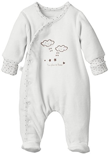 Absorba Baby-Boys Premiers Jours Footies, Off-White (Ecru), 9-12 Months (Manufacturer Size:12 Months)