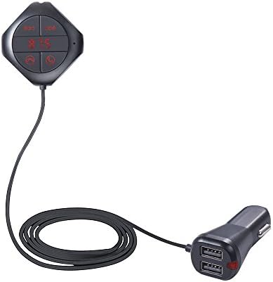 FM Transmitter, Bluetooth Car Audio Kit MP3 Player Wireless Modulator LED Display USB Charger Support TF Card For iPhone, iPad, iPod, HTC, MP3, MP4 and Most Devices