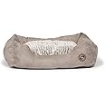 Danish Design Arctic Grey Faux Fur and Faux Suede Removable Mattress Dog/Puppy Snuggle Bed 23 Inch 58 cm