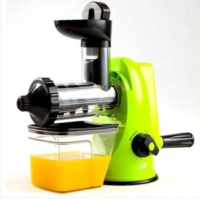 ZHJ Household Environmentally Manual Juicer Slow Wheatgrass Juicer Fruit Vegetable Tools,Green