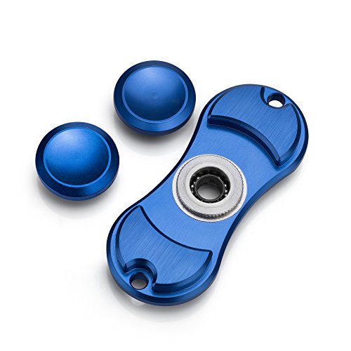 Fidget Spinner Anti Stress Kreisel Hand Spielzeug aus Alu in Blau von VAPIAO - 2