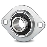 ejes rodamientos lineales  DOJA Industrial  Rodamientos con Soporte de Chapa BPFL 20 Cojinete de Bolas con Soporte para Eje de (20mm) rodamientos Cojinetes con Soportes para: fresadora, Impresora 3D, Torno, Bricolaje.