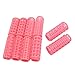 Sourcingmap Plastic Lady Hair Styling Roller Curler, Pink - 10 Piece