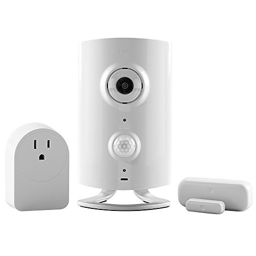 Piper classic All-in-One Security System with Video Monitoring Camera with Door/Window Sensor and Smart Switch, White by Icontrol Networks