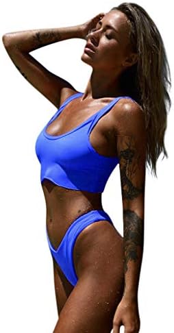 MERICAL Clothign Swimming Costume for Women, Swimwear Beachwear 2 Pieces Printed Bandage Bikini Swimsuit Bathing Suit