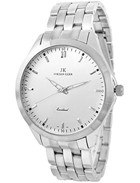 Lederarmbanduhr JORDAN KERR Mädchen Herzchen hohe Qualität nickelfrei + Geschenkebox, P9GJ5KA/4