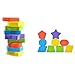 Gogogo 3D Wooden Jigsaw Puzzle Shape Pattern Color Cognitive and Matching Toy for Toddler Baby Kids Toy