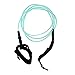 Produktbild Non-brand 7mm 6ft Surfbrett-Leine Bein-Seil-Doppelt-Edelstahl-Wirbel - Hellblau, 7mm 6ft
