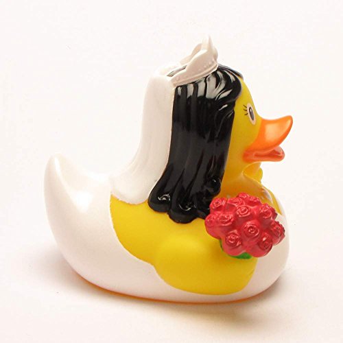 LiLaLu 8,5 cm Braut Ente Spielzeug (Mehrfarbig) - 3
