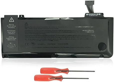 ZJS Laptop Battery A1322 for MACBOOK PRO 13.3" A1278 (Mid 2009 to Mid 2012) fit MB990LL/A MB991LL/A - 10.95 V 63.5Wh