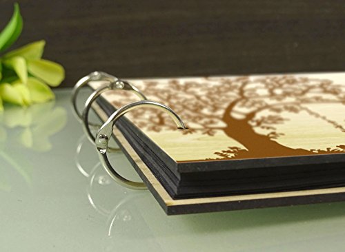 Personalisierte Hochzeit Baum Gästebuch Holz Gravierte Custom Braut Und Bräutigam Name Einklebebuch Geschenk - 4