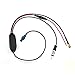Produktbild Eightwood DAB+ Autoradio Antennensplitter Fakra Z Stecker SMB Adapter DIN Male mit Signal Amplifier 12V Stromversorgung-Kabel für Blaupunkt Beat TechniSat Pioneer Sony Kenwood Alpine JVC