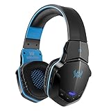 【Auricular para juegos Bluetooth】Puede ser compatible con cualquier dispositivo compatible con bluetooth, como para teléfono inteligente, Android, iPhone, iPad, comprimidos, laptops etc.