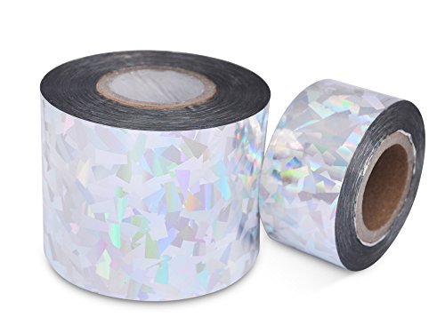 WRPS Vogel- und Wildschreckband 1×100 Meter + 1x 50 Meter – vertreibt schonend störende Vögel und Wildtiere - 2