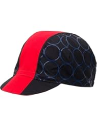 Gorra Ciclista Santini 2017 Redux Design Rojo (Default , Negro)
