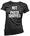 Produktbild Not Photo Shopped - Komisch Slogan Damen T-Shirt - instagram tshirts tumblr clothing photoshop feminist body confident - UK Größe 14 Schwarz