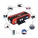 Produktbild Momola Auto-Notstartleistung,89800mAh 12V LCD 4 USB Auto Starthilfe Mobile Leistung,LED-Licht, Digitales Display, Mit Kompass (Ledertasche Und Werkzeugkasten-Verpackung)