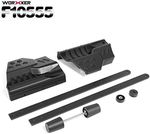 iVansa Worker f10555 3D Printing Pull-down Kit for Nerf Zombie Strike ZED Squad Longshot CS-12 Blaster - Black