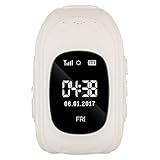Bodbii 0,96-Zoll-LCD-Licht-Sensor intelligente Armbanduhr Anti-verloren GPS Tracker Anruf Fern Pedometer Smartwatch Kind-Baby-Q50