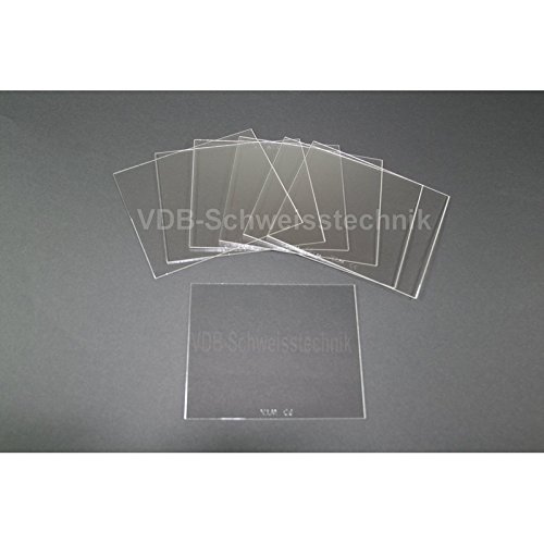 10 x Vorsatzscheiben Automik Schweißhelm: 115 x 104 x 1 mm