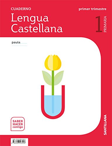 Portada de CUADERNO LENGUA PAUTA 1 PRIMARIA 1 TRIM SABER HACER CONTIGO