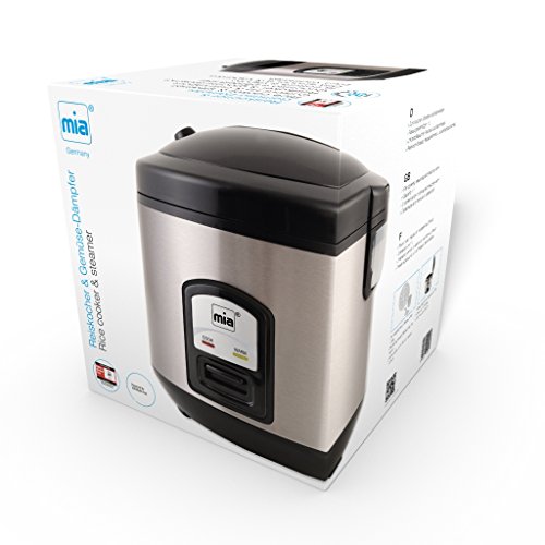 Mia RK 4508 Reiskocher, Risotto-Maker, Gemüse-Steamer, 400 W - 4
