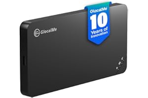 GlocalMe U3 4G LTE Mobile Hotspot Device, Portable WiFi Hotspot for Travel in 200+ Countries, No SIM Card Needed, 10 Connected Devices and Global 1GB Data 30 Days, Pocket WiFi Device