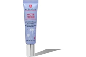 Erborian - Matte Crème - Base de Teint Matifiante Visage 5-en-1 - Soin Effet Flouté, Affine le Grain de Peau, Prépare au Maquillage - Soin Coréen
