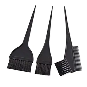 FPR Unisex Large Tint Salon Hair Dye Brush Set of 3Pcs for Hair Coluring, Hair Mehandi (8
