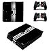 Produktbild QPZYB PS4 Pro Aufkleber Skin Sticker für Playstation Console Controller und 2 PS4 Pro Gamepad Aufkleber Zubehör