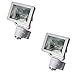Produktbild 2 x Timeguard weiss sicherheit Pro 500w PIR Energiespar-Halogen-Scheinwerfer