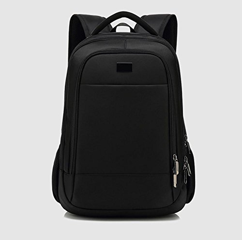 Preisvergleich Produktbild Große Kapazität Computer Rucksack Wasserdicht Verschleißfest Student Schultasche Enthält USB-Buchse , black