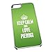Produktbild Weiß Schutzhülle für iPhone 5/5S 1391 grün Keep Calm und Love piroggen