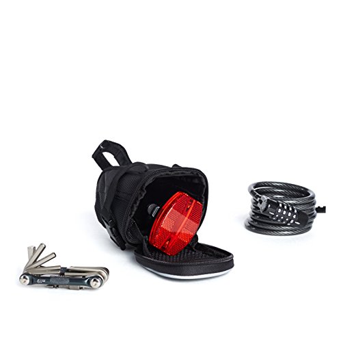 AmazonBasics Fahrrad-Satteltasche mit Befestigungsgurt - 2