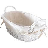 Wei&szlig;es F&uuml;llk&ouml;rbchen. oval (Br&ouml;tchenkorb)