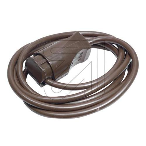 EGB Schuko-Verlängerung 3x1,5 braun 3 m