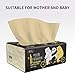 Price comparison product image 32 Packs of Bamboo Pulp Toilet Paper, 4 Layers Thickened No Added, No Stimulation, The Best Choice for Mother and Baby